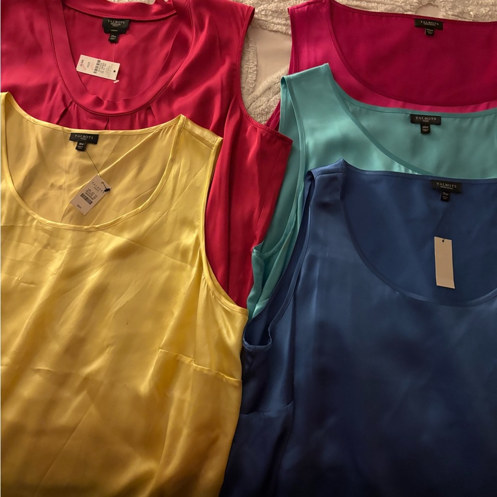 5 TALBOTS SILK Tank Top